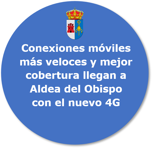 Llega 4G a Aldea del Obispo